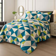 7 Pcs Comforter Set DZ-78 ( light weight filling )