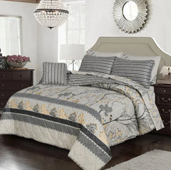 7 Pcs Comforter Set DZ-66 ( light weight filling )
