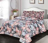 3 Pcs Cotton Bedsheet-Blur (Premium)