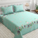 3 Pcs Cotton Bedsheet- Decent (Premium)