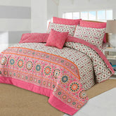 Double Bed 6 pc Winter Razai Set (Heavy Filling) RZ-PINK-S.G