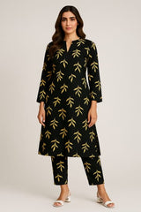 2 Pcs Unstitched Digital Print Suit AKS-042