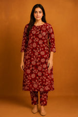 2 Pcs Unstitched Digital Print Suit AKS-060