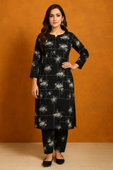 2 Pcs Unstitched Digital Print Suit AKS-064