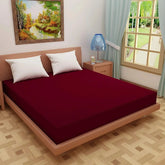 WATERPROOF MATTRESS PROTECTOR - MAROON