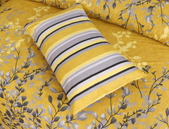 3 Pcs Cotton Bedsheet-Yellow Tulip (Premium)