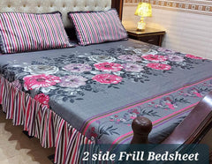 2 Side Frill Bedsheet