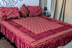 Victotian Fancy Silk Bedsheet