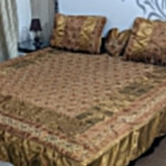 Victotian Fancy Silk Bedsheet