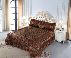 Victotian Fancy Silk Bedsheet