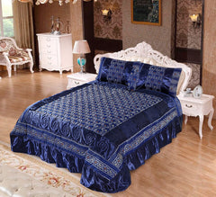 Victotian Fancy Silk Bedsheet