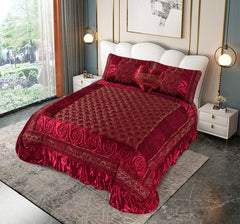 Victotian Fancy Silk Bedsheet