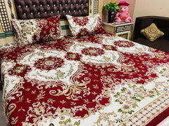 3 Pcs Cotton Sateen Bedsheet