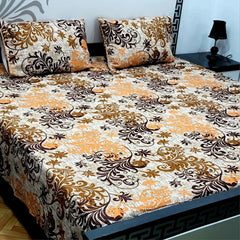 3 Pcs Cotton Sateen Bedsheet