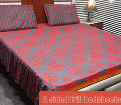 2 Side Frill Bedsheet