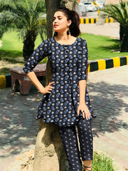 2 Pcs Unstitched Digital Print Suit AKS-038