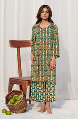 2 Pcs Unstitched Digital Print Suit AKS-015