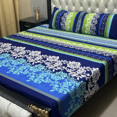 3 Pcs Cotton Bedsheet- XARA 7655-3312 (Premium)