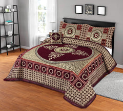 Velvet Bridal Bedsheet Set-4 Pcs 27