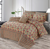 7 Pcs Comforter Set-Xara 7898