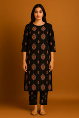 2 Pcs Unstitched Digital Print Suit AKS-067