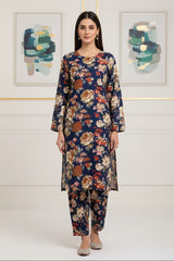 2 Pcs Unstitched Digital Print Suit J-054