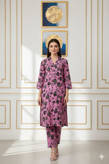2 Pcs Unstitched Digital Print Suit J-0626