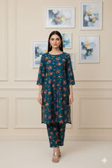 2 Pcs Unstitched Digital Print Suit J-0577