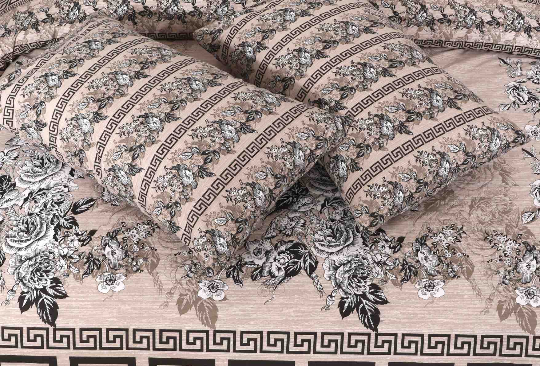 3 Pcs Cotton Bedsheet-Scompic (Premium)
