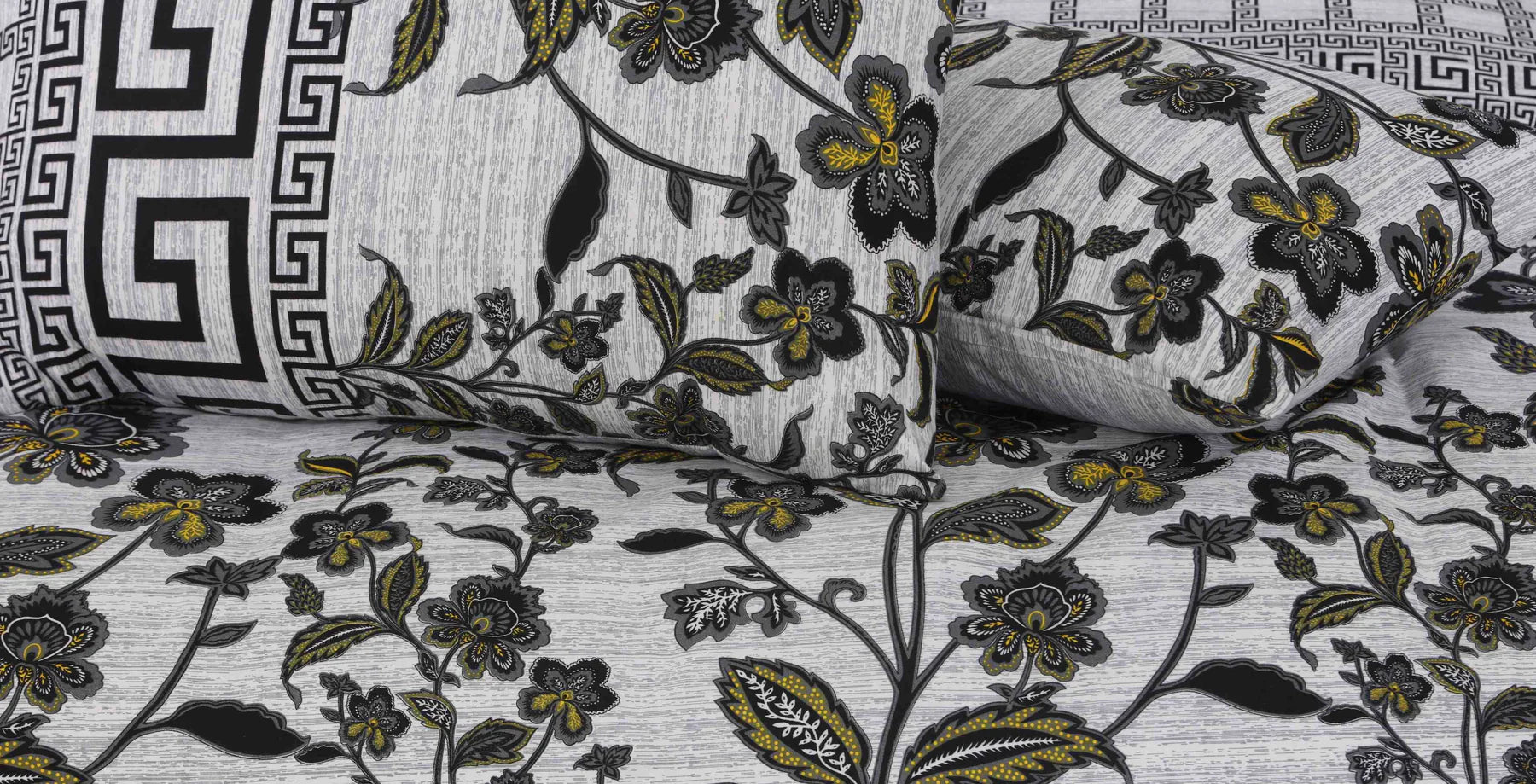 3 Pcs Cotton Bedsheet-Erotic (Premium)