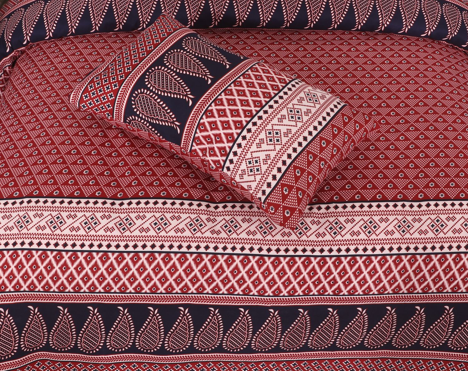 3 Pcs Cotton Bedsheet-Erio (Premium)