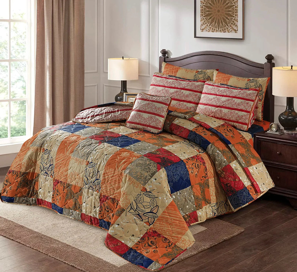 7 Pcs Comforter Set-B19