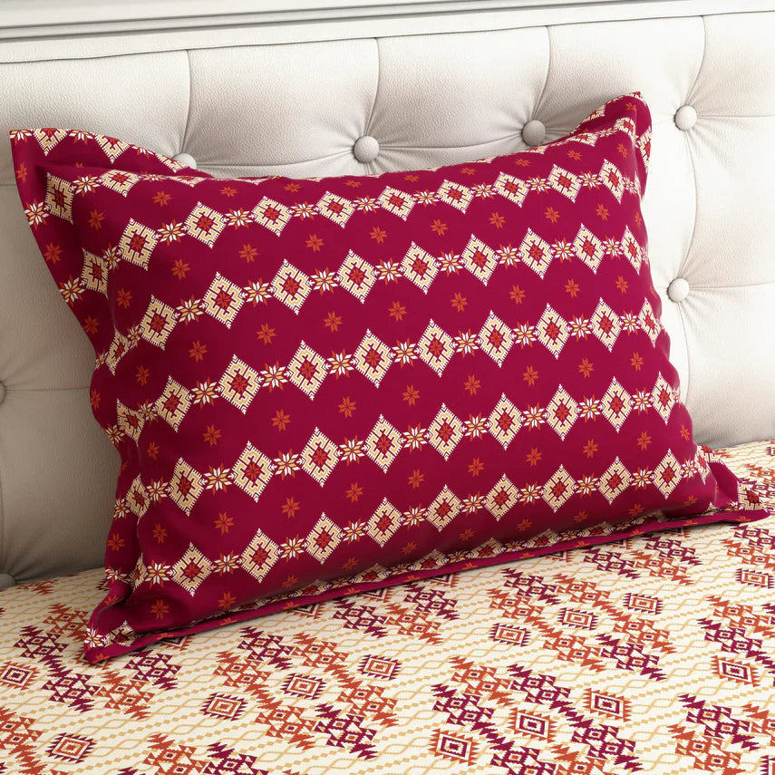 Double Bed 6 pc Winter Razai Set (Heavy Filling) RZ-08