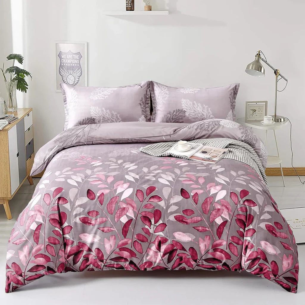 3 Pcs Cotton Bedsheet- Elachii (Premium)
