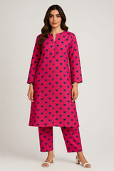 2 Pcs Unstitched Digital Print Suit AKS-049