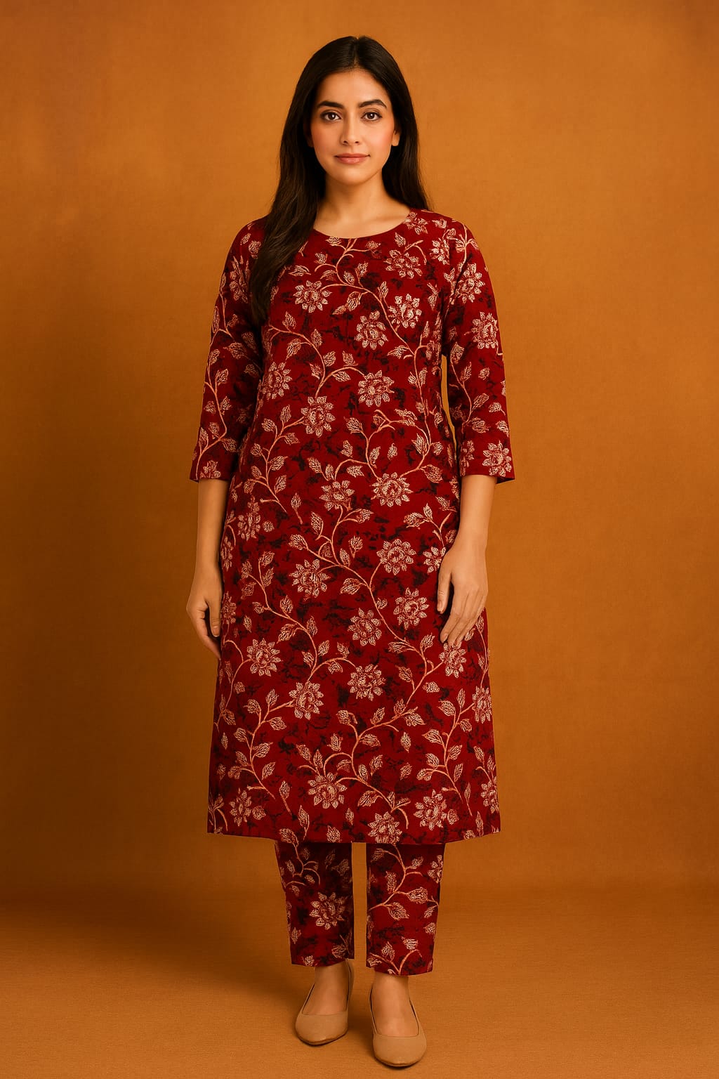 2 Pcs Unstitched Digital Print Suit AKS-060