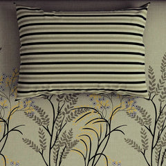 3 Pcs Cotton Bedsheet- Cement (Premium)