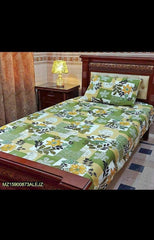 Single Bedsheet-03 Mix Leaf