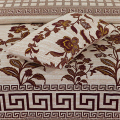 3 Pcs Cotton Bedsheet-Skiny (Premium)