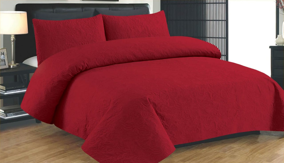 LUXURY BED SPREADS SET - 3PCS
