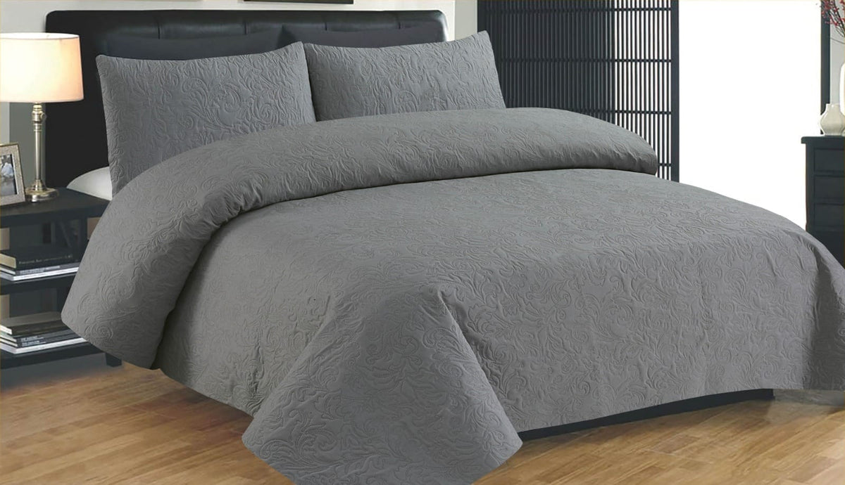 LUXURY BED SPREADS SET - 3PCS