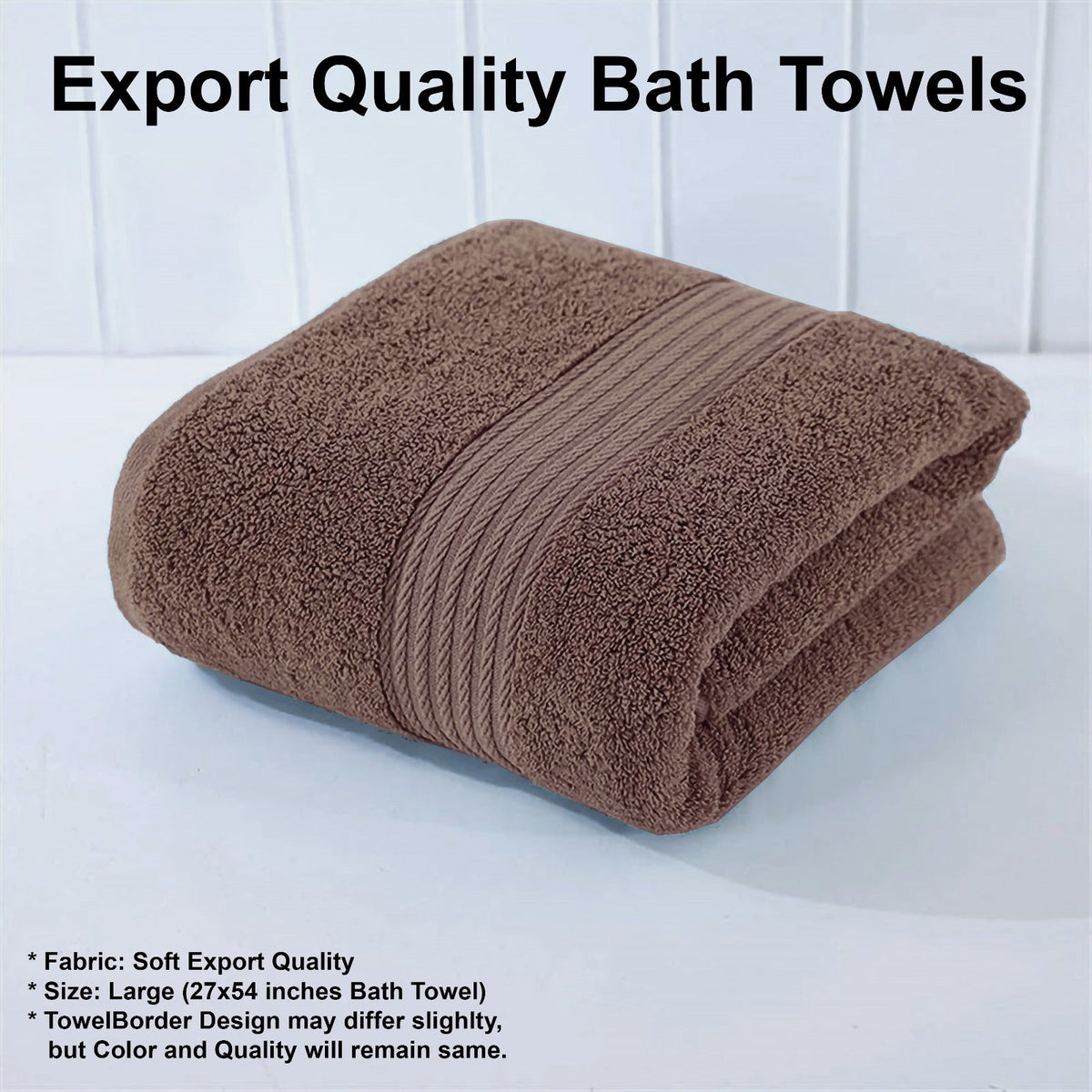 EXPORT QUALITY TOWELS-BROWN