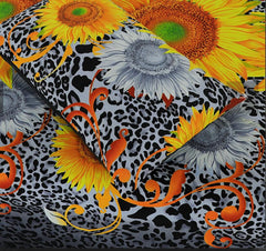 3 Pcs Cotton Bedsheet-Flower (Premium)