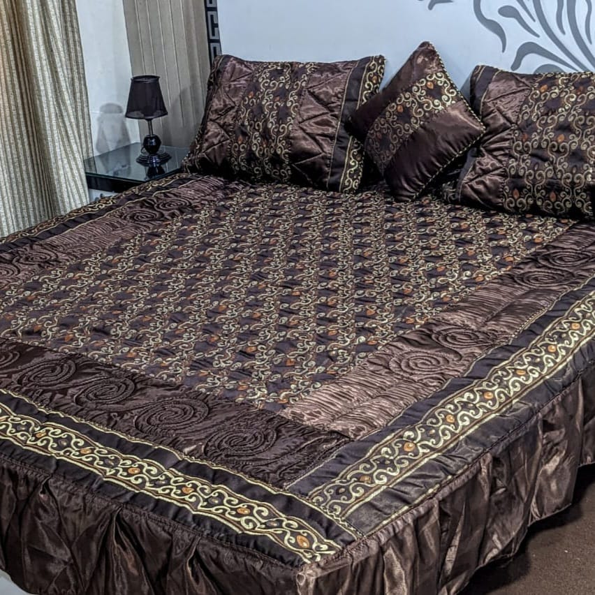 Victotian Fancy Silk Bedsheet