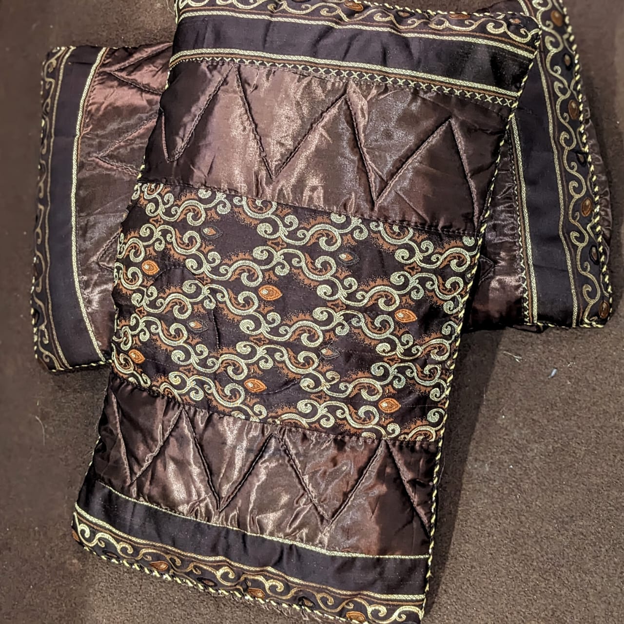 Victotian Fancy Silk Bedsheet