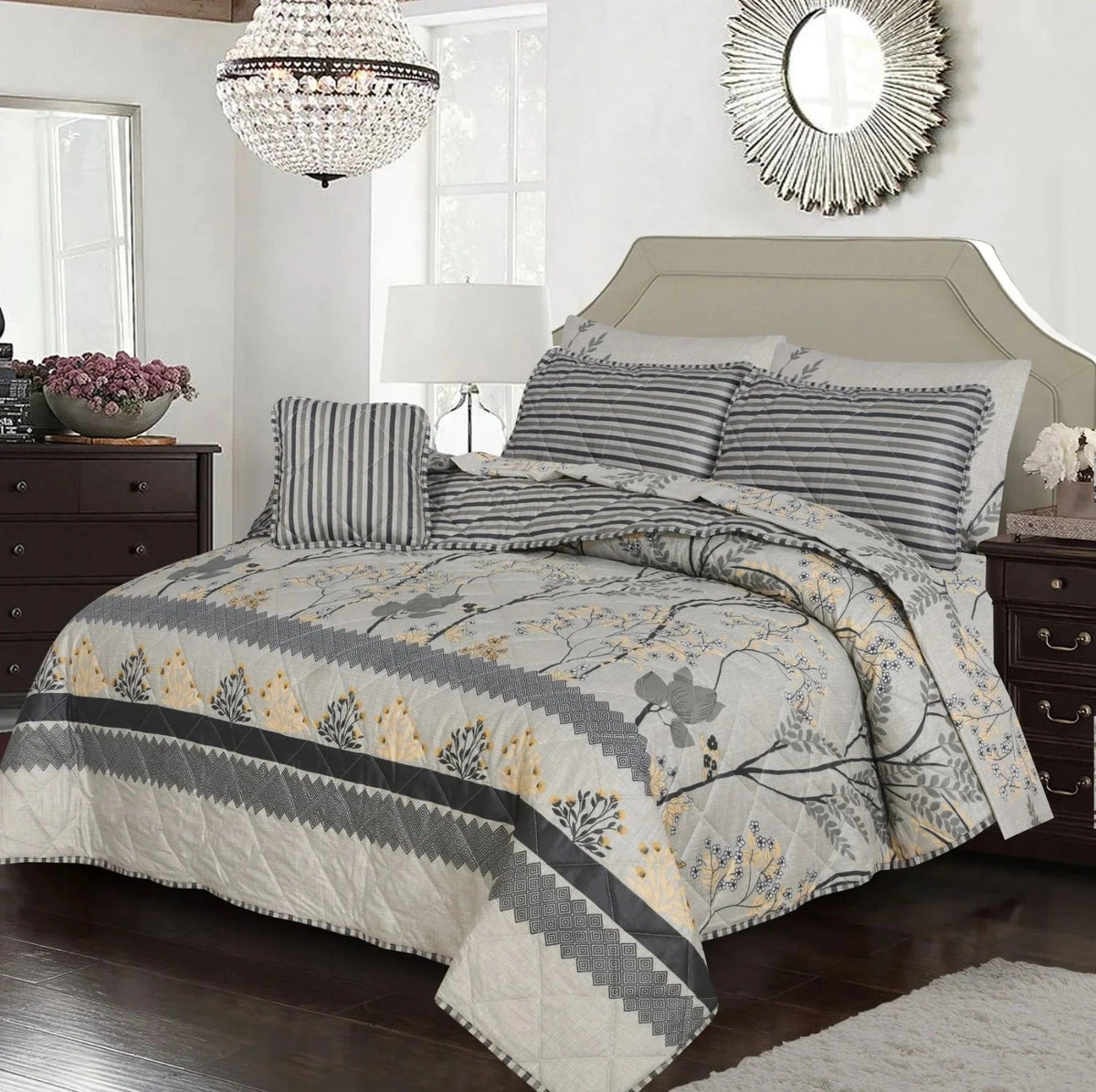 7 Pcs Comforter Set-B24