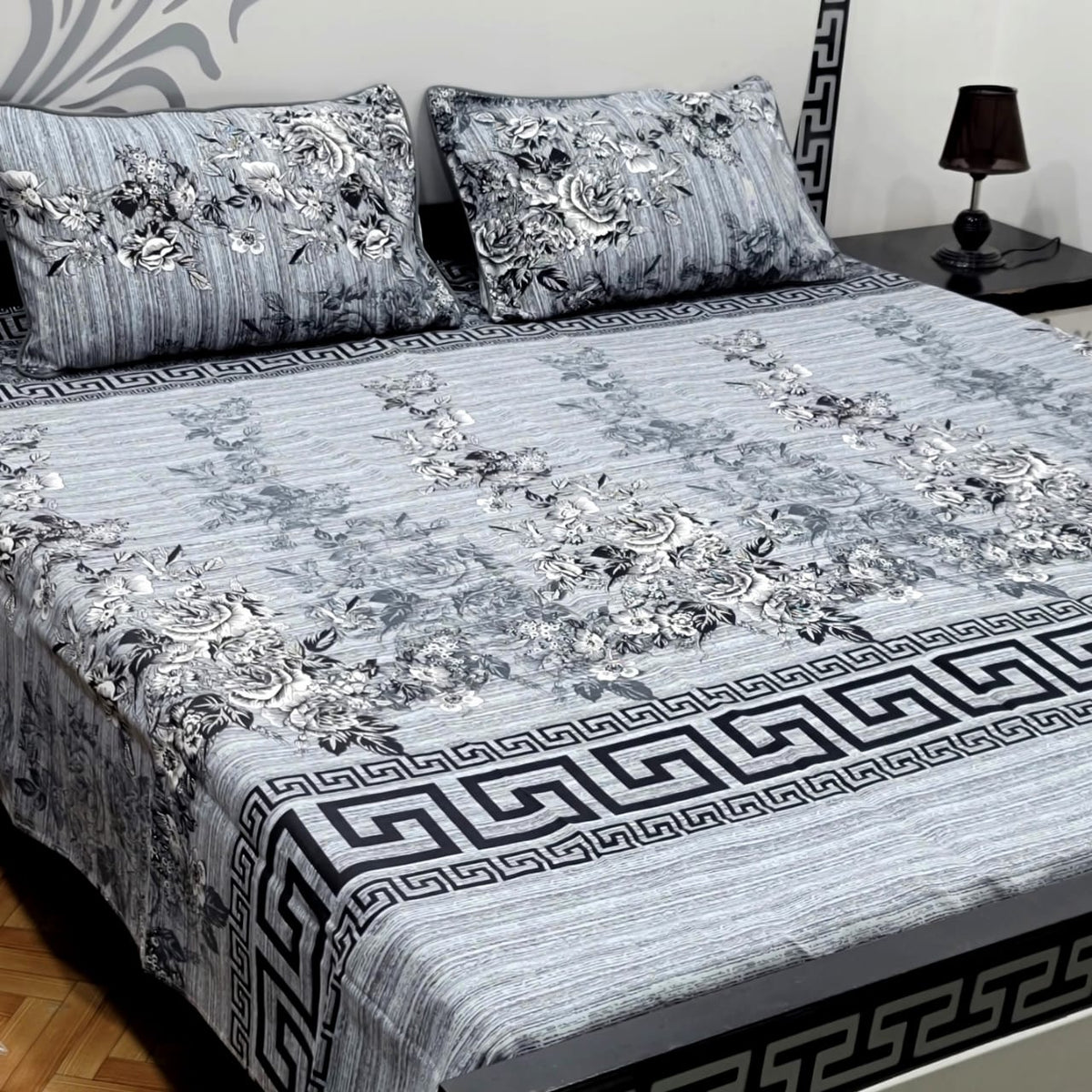 3 Pcs Cotton Sateen Bedsheet