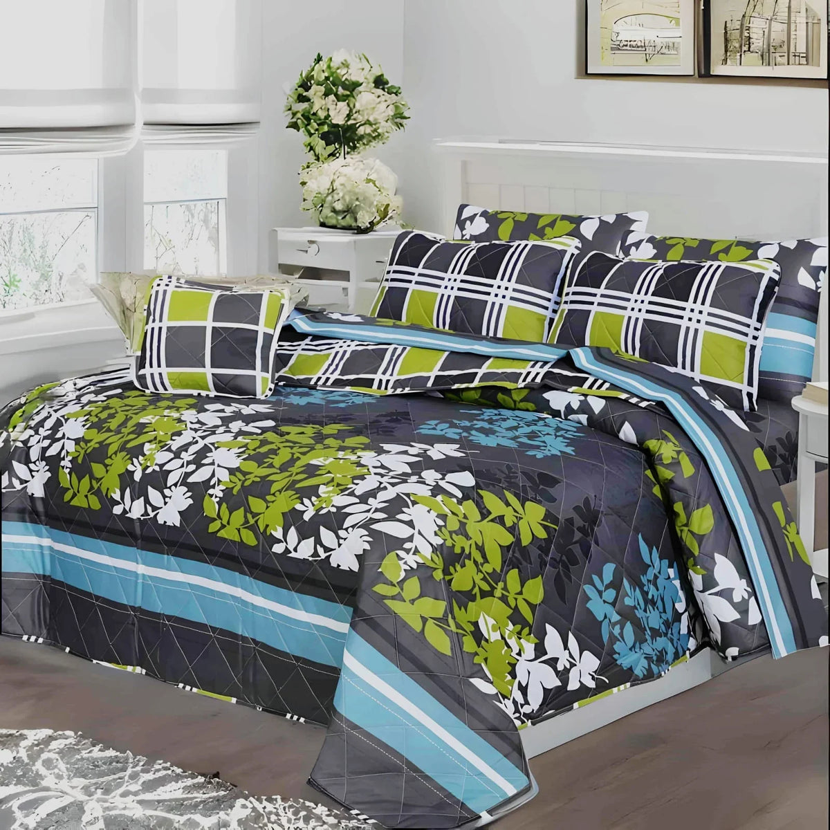 7 Pcs Comforter Set-B15