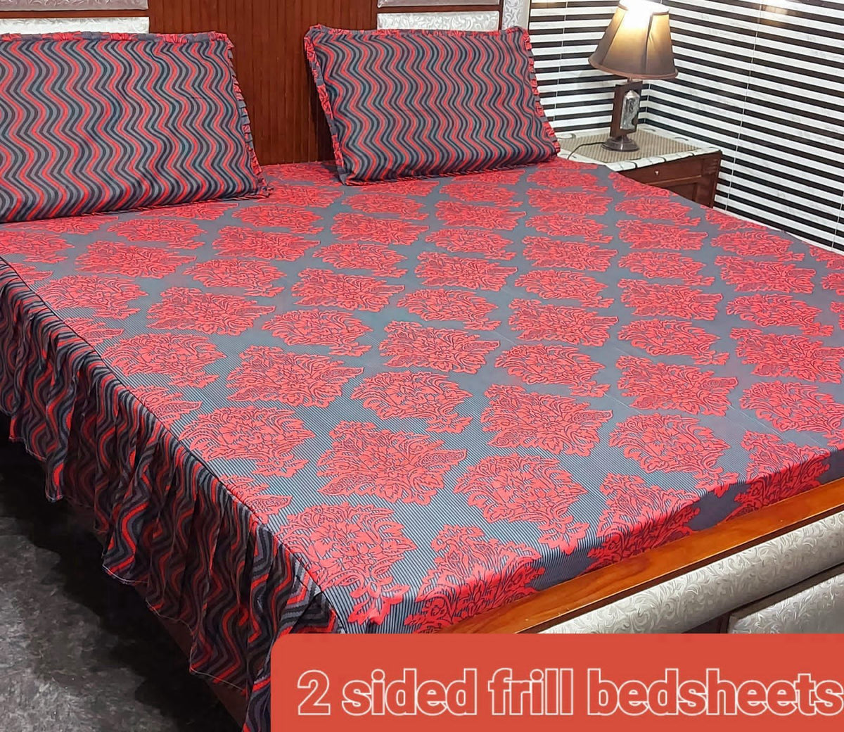 2 Side Frill Bedsheet