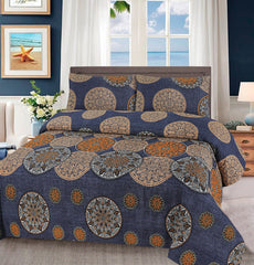 3 Pcs Cotton Bedsheet- XARA 4 (Premium)